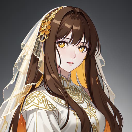  a girl manhua character with brown hair and bright yelow eyes with white skin wearing noble dress hyperrealistic, full body, detailed clothing, highly detailed, cinematic lighting, stunningly beautiful, intricate, sharp focus, f/1. 8, 85mm, (centered image composition), (professionally color graded), ((bright soft diffused light)), volumetric fog, trending on instagram, trending on tumblr, HDR 4K, 8K