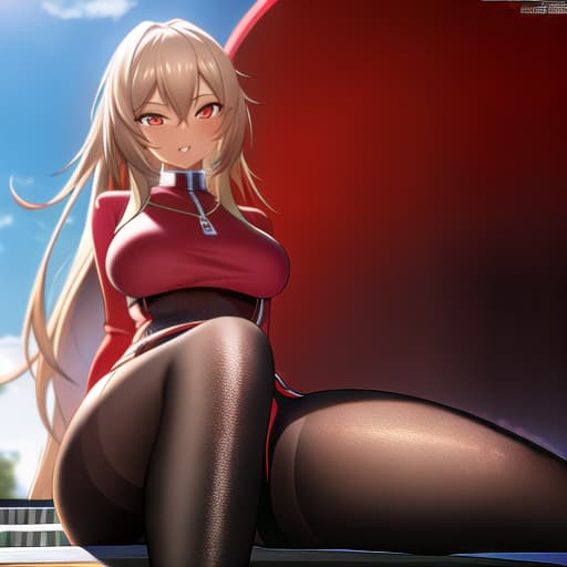  Hot,, well tanned in Pantyhose, hyper detailed, ultra detailed, extreme detailed, ultrafine painting, masterpiece, 16k, realistic shaddows, raytracing, photorealistic, HDR, UHD, highest quality, best quality, beautiful look, extreme accuracy, sharp focus, feet up full body view