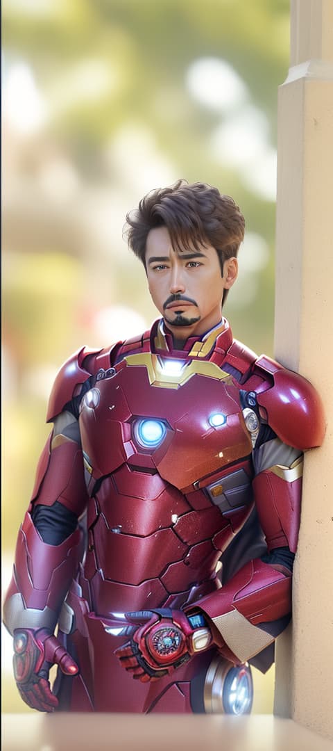  make it look like a iron man, hyperrealistic, high quality, highly detailed, perfect lighting, intricate, sharp focus, f/1. 8, 85mm, (centered image composition), (professionally color graded), ((bright soft diffused light)), trending on instagram, HDR 4K, 8K