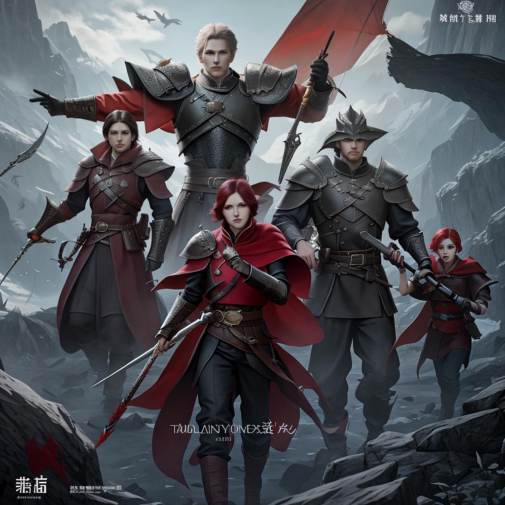  masterpiece, best quality, design a poster, design theme: dragon age 1. Creative content: take "dragon" as the creative theme, carry forward positive energy, and embody socialist core values.,