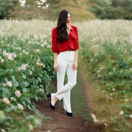 analog style peinture of girl with a dressé red hyperrealistic, full body, detailed clothing, highly detailed, cinematic lighting, stunningly beautiful, intricate, sharp focus, f/1. 8, 85mm, (centered image composition), (professionally color graded), ((bright soft diffused light)), volumetric fog, trending on instagram, trending on tumblr, HDR 4K, 8K