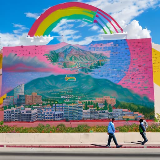  Mural que resalte la identidad de la Ciudad de Durango, puesto en el parque，