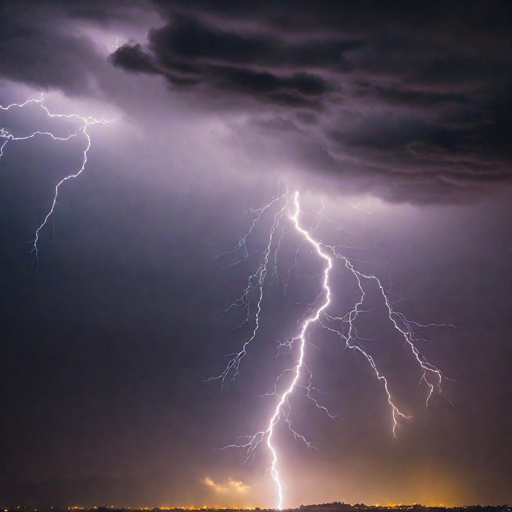  lightning strike. lightning bolt On Black Background hyperrealistic, full body, detailed clothing, highly detailed, cinematic lighting, stunningly beautiful, intricate, sharp focus, f/1. 8, 85mm, (centered image composition), (professionally color graded), ((bright soft diffused light)), volumetric fog, trending on instagram, trending on tumblr, HDR 4K, 8K