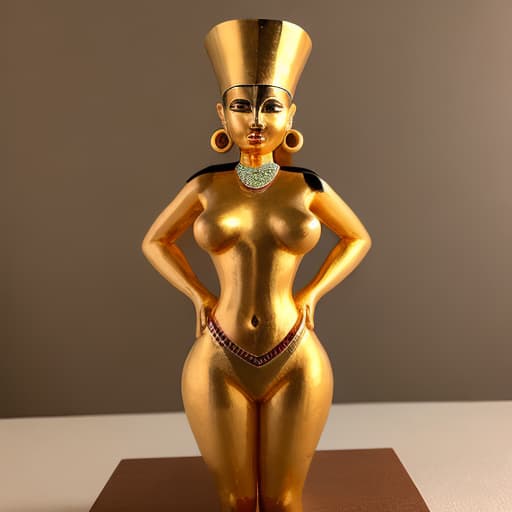  Crystal Renee hayslett in gold Nefertiti