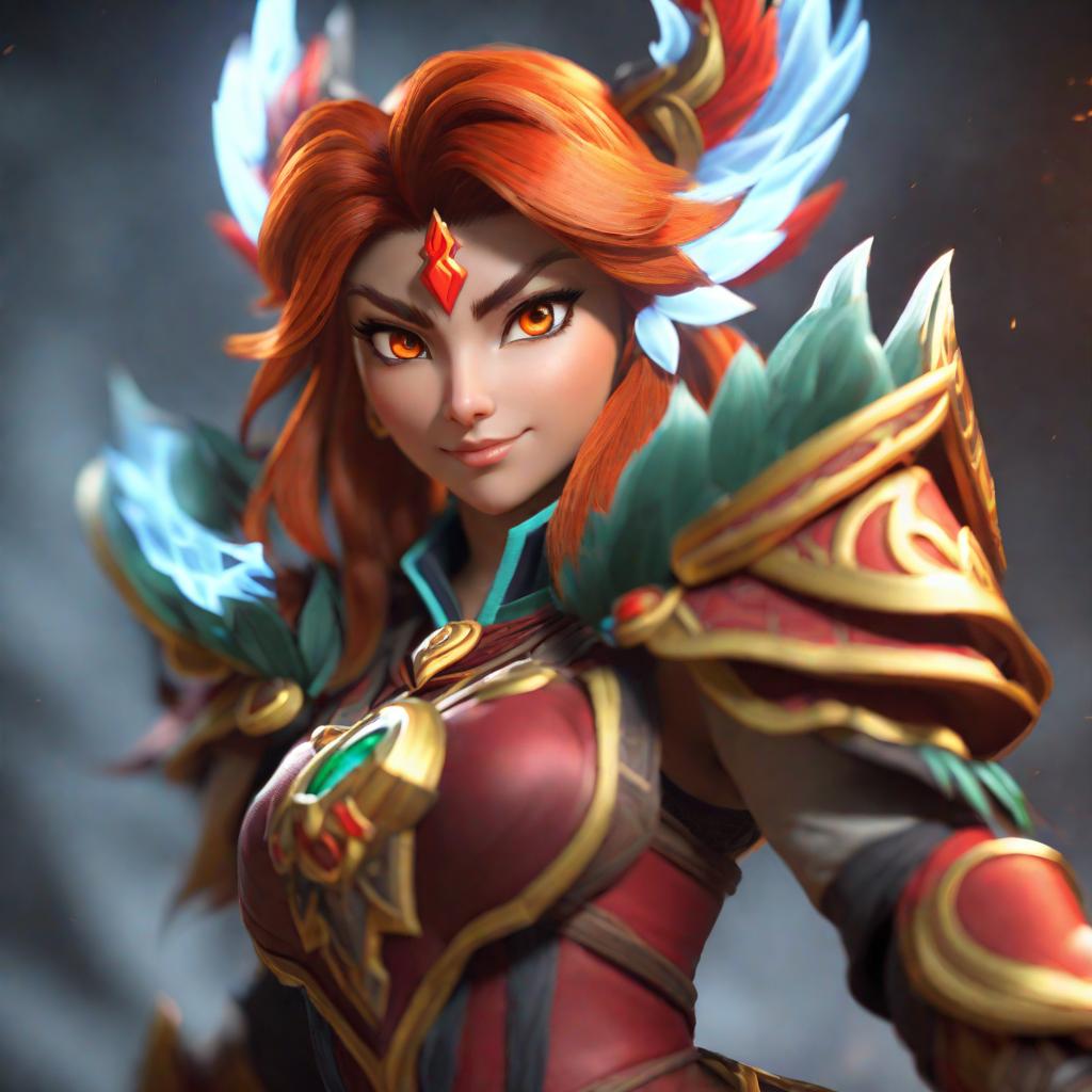  lina from dota 2, midjourney, lina, fire in hand, cute, hyper detail, full HD hyperrealistic, full body, detailed clothing, highly detailed, cinematic lighting, stunningly beautiful, intricate, sharp focus, f/1. 8, 85mm, (centered image composition), (professionally color graded), ((bright soft diffused light)), volumetric fog, trending on instagram, trending on tumblr, HDR 4K, 8K