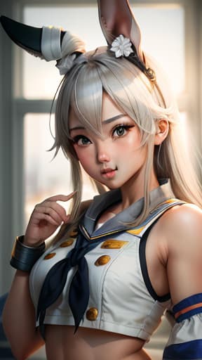  Shimakaze . , hyperrealistic, high quality, highly detailed, perfect lighting, intricate, sharp focus, f/1. 8, 85mm, (centered image composition), (professionally color graded), ((bright soft diffused light)), trending on instagram, HDR 4K, 8K