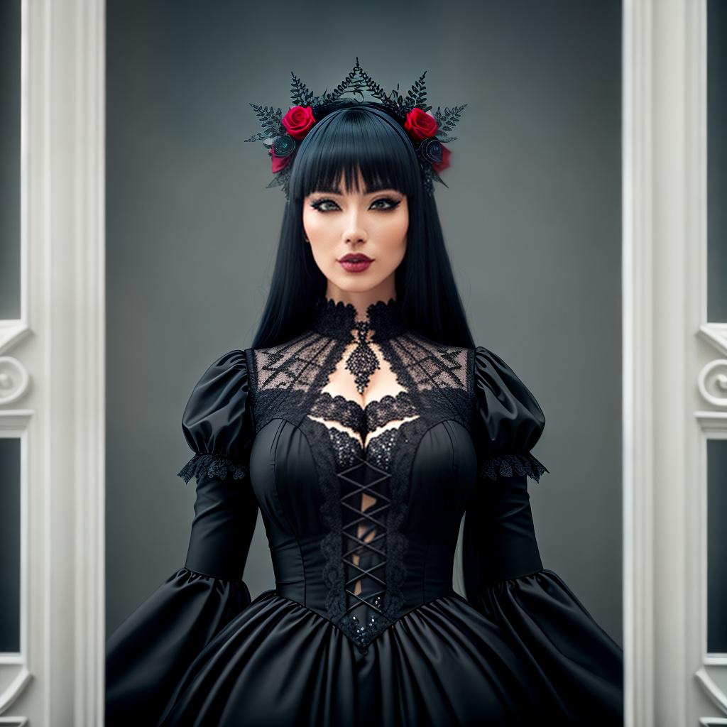  gothic background for selling 1 clothe in instagram hyperrealistic, full body, detailed clothing, highly detailed, cinematic lighting, stunningly beautiful, intricate, sharp focus, f/1. 8, 85mm, (centered image composition), (professionally color graded), ((bright soft diffused light)), volumetric fog, trending on instagram, trending on tumblr, HDR 4K, 8K