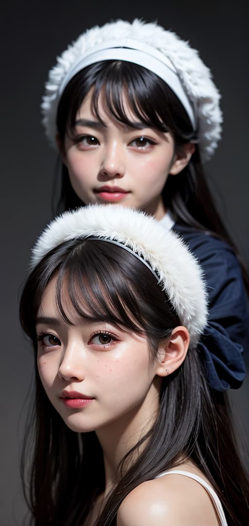  Best quality, masterpiece, ultra high res, (photorealistic:1.4), raw photo, (detail face:1.3), (realistic skin), deep shadow, dramatic lighting, cute, innocent and cute, idol, semi-long hair, charming style, Japanese, idol, charming smile, world-renowned beauty, clean yet , beautiful , , deep shadow, dramatic lighting, portrait, portrait size, unedited, symmetrical balance