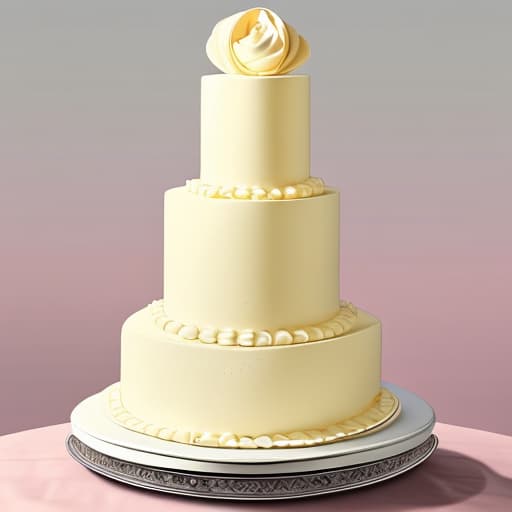  Two tier butter cream cake