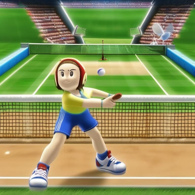  video game WII Sports, very detailed