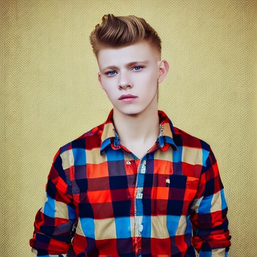 portrait+ style russian homosexual queer twink blonde very cute dude face