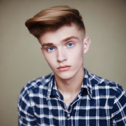 portrait+ style russian homosexual queer twink blonde very cute dude face