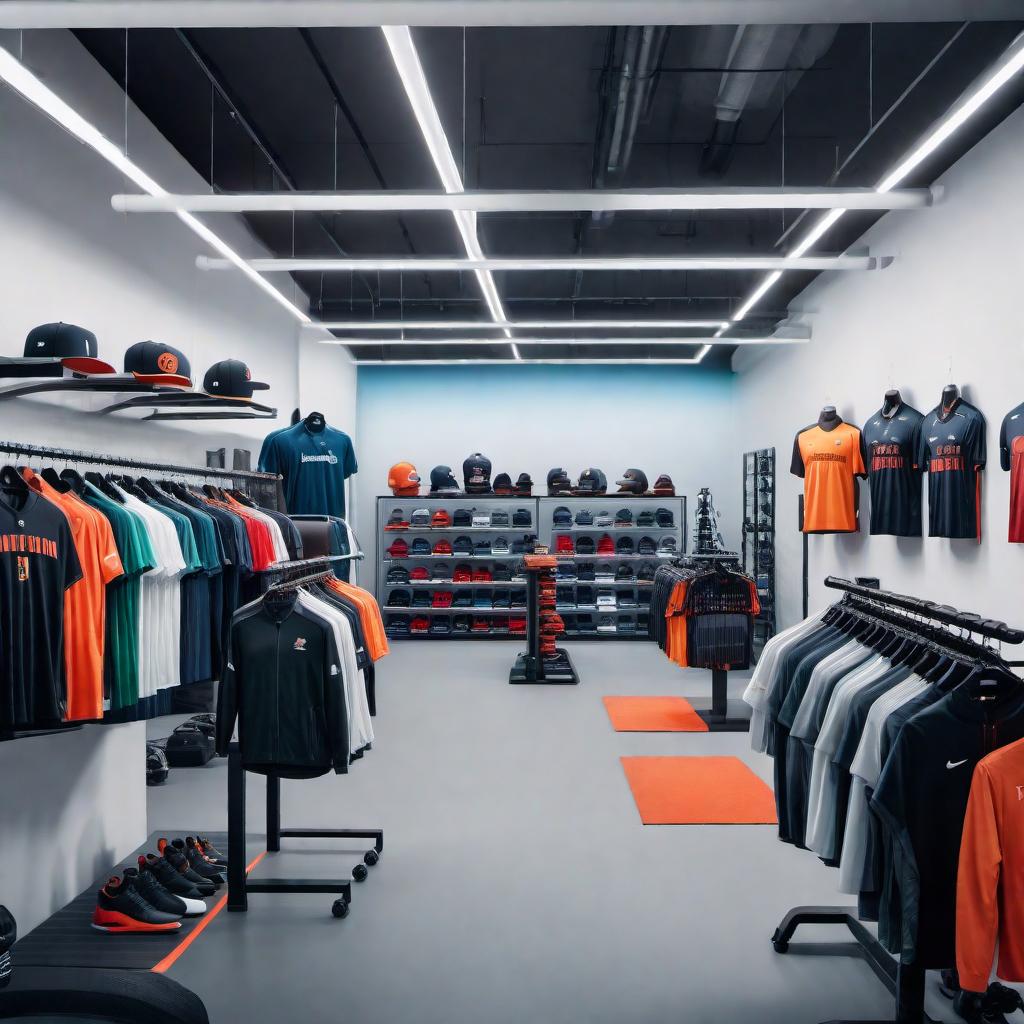  Generate a visual representation of a business plan for a Sportswear Store. hyperrealistic, full body, detailed clothing, highly detailed, cinematic lighting, stunningly beautiful, intricate, sharp focus, f/1. 8, 85mm, (centered image composition), (professionally color graded), ((bright soft diffused light)), volumetric fog, trending on instagram, trending on tumblr, HDR 4K, 8K