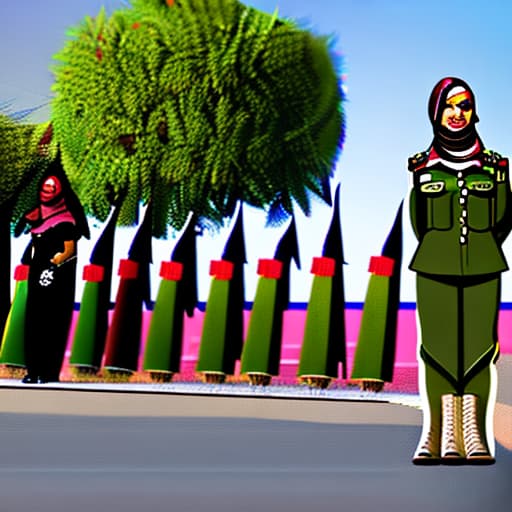  Arab female army