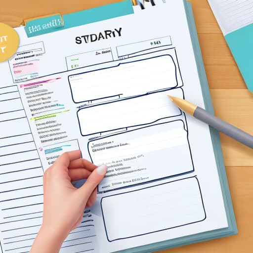  Specify study plans in tabular form ，