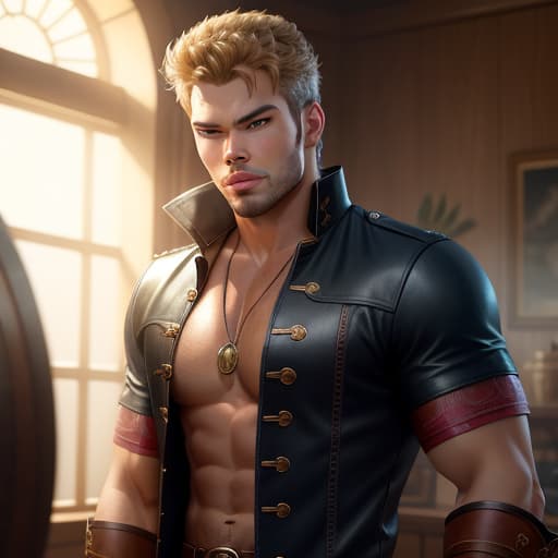  Kellan Lutz dressed as a pirate , hyperrealistic, high quality, highly detailed, perfect lighting, intricate, sharp focus, f/1. 8, 85mm, (centered image composition), (professionally color graded), ((bright soft diffused light)), trending on instagram, HDR 4K, 8K