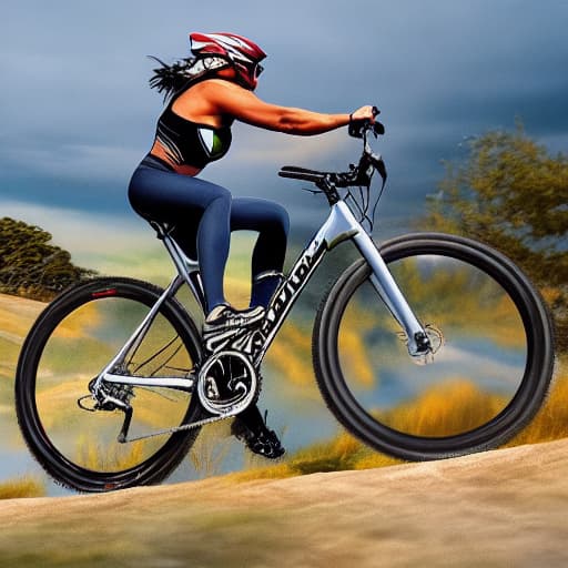  Girl sitting bike hyperrealistic, full body, detailed clothing, highly detailed, cinematic lighting, stunningly beautiful, intricate, sharp focus, f/1. 8, 85mm, (centered image composition), (professionally color graded), ((bright soft diffused light)), volumetric fog, trending on instagram, trending on tumblr, HDR 4K, 8K