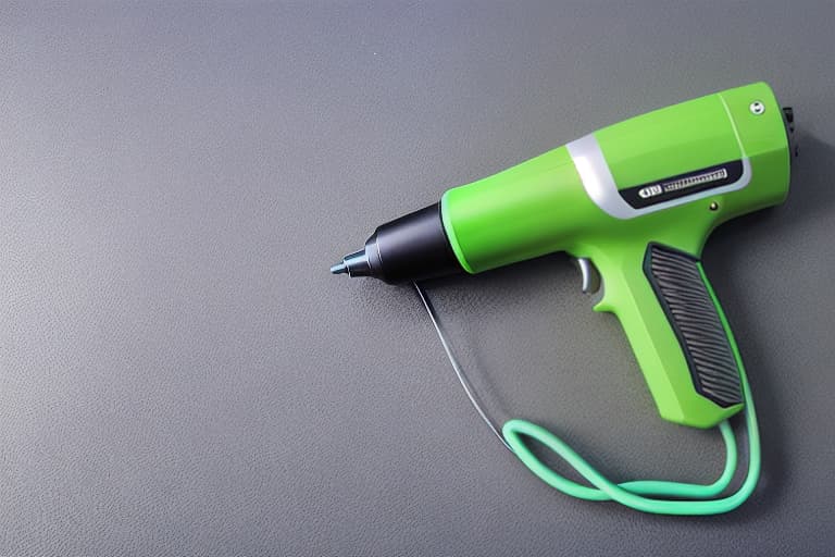  ergonomic futuristic design for a glue gun. industrial design clean rendered modern