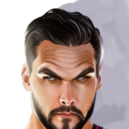 portrait+ style jason momoa queer face