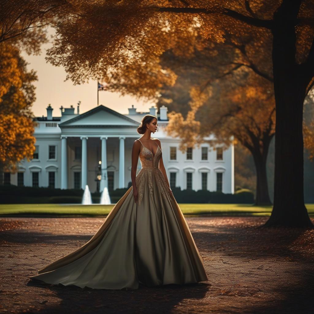  cinematic film still Destroyed white house against dark background. . shallow depth of field, vignette, highly detailed, high budget, bokeh, cinemascope, moody, epic, gorgeous, film grain, grainy hyperrealistic, full body, detailed clothing, highly detailed, cinematic lighting, stunningly beautiful, intricate, sharp focus, f/1. 8, 85mm, (centered image composition), (professionally color graded), ((bright soft diffused light)), volumetric fog, trending on instagram, trending on tumblr, HDR 4K, 8K