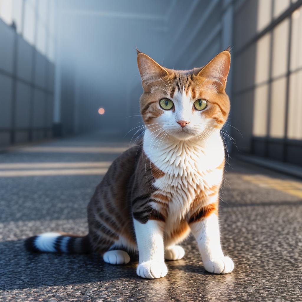  @PB_ImgGenBot Cat hyperrealistic, full body, detailed clothing, highly detailed, cinematic lighting, stunningly beautiful, intricate, sharp focus, f/1. 8, 85mm, (centered image composition), (professionally color graded), ((bright soft diffused light)), volumetric fog, trending on instagram, trending on tumblr, HDR 4K, 8K