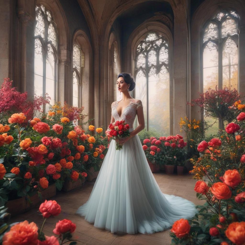  Neuschwanstein. ((Sparkling rim)): spring field, hyacinths, roses, rosehips, rose hips, peonies, cherry tree, yellow, red, black flowers, forget me nots. hyperrealistic, full body, detailed clothing, highly detailed, cinematic lighting, stunningly beautiful, intricate, sharp focus, f/1. 8, 85mm, (centered image composition), (professionally color graded), ((bright soft diffused light)), volumetric fog, trending on instagram, trending on tumblr, HDR 4K, 8K