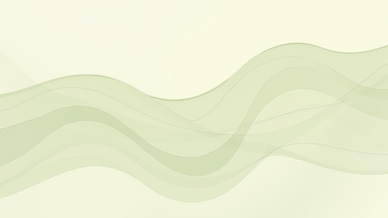  good quality, high quality, a clean geometric pattern featuring overlapping lines forming abstract waves in a calming neutral palette of beige and soft green