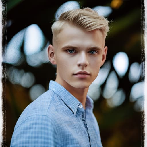 portrait+ style czech homosexual twink blonde very cute dude face