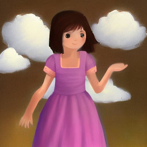  girl live in a cloud