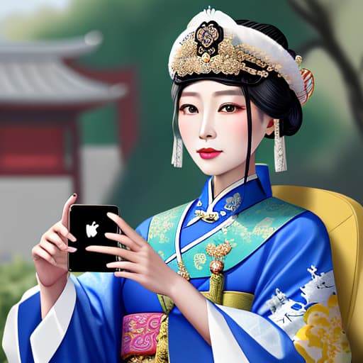  Empress Dowager Cixi introduces iPhone 15,