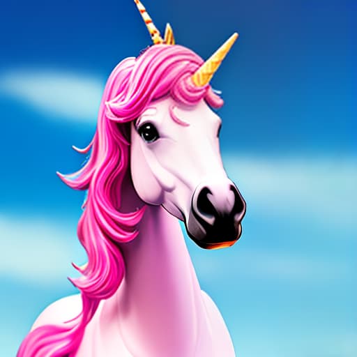  dreamy pink horse unicorn