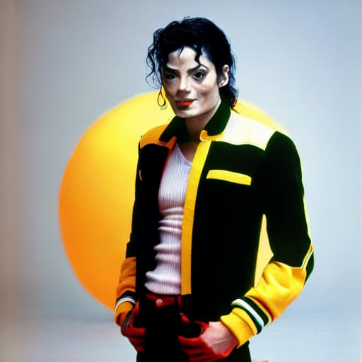  Michael Jackson rey del pop coreano joven guapo de 27 años