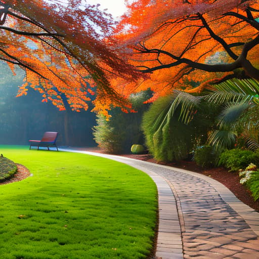  For a garden themed 2D background photo, you might want to consider lush greenery, vibrant flowers, and perhaps some trees or shrubs. The focus could be on a well maintained garden path or a serene pond surrounded by colorful blooms. Would you like any particular elements included in the image? hyperrealistic, full body, detailed clothing, highly detailed, cinematic lighting, stunningly beautiful, intricate, sharp focus, f/1. 8, 85mm, (centered image composition), (professionally color graded), ((bright soft diffused light)), volumetric fog, trending on instagram, trending on tumblr, HDR 4K, 8K
