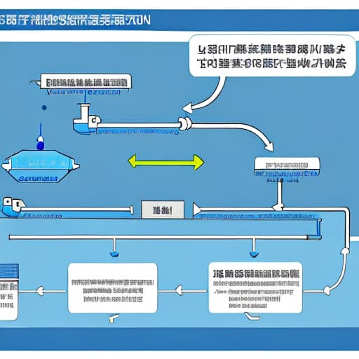  Draw a process flow chart of membrane bioreactor for sewage treatment test equipment,