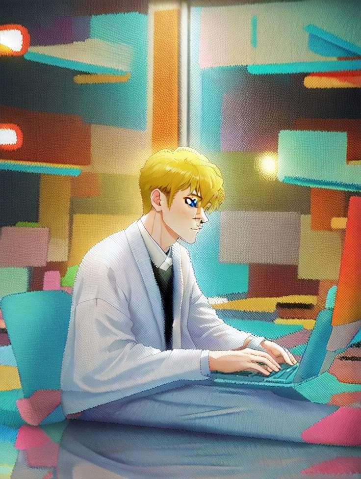 modern japanese anime style, vivid colors, soft gradients, glowing lighting, cinematic atmosphere, beautiful sky and reflections