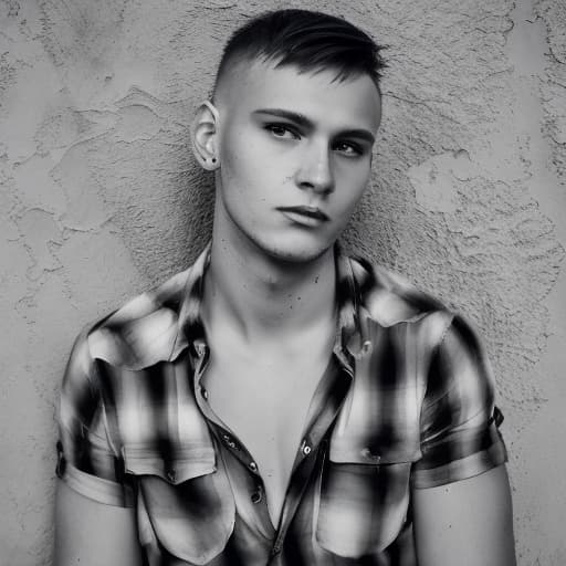 portrait+ style czech homosexual queer twink blonde very cute dude face