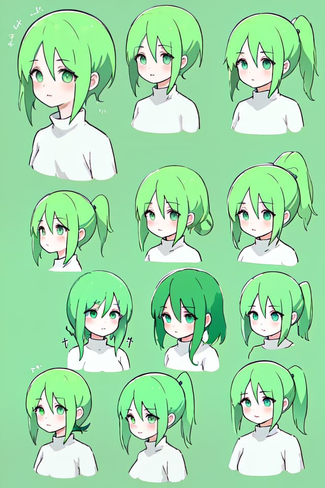  Seismic isolation structure of green hair character