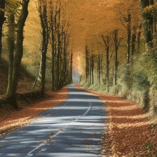  chemin forêt automne