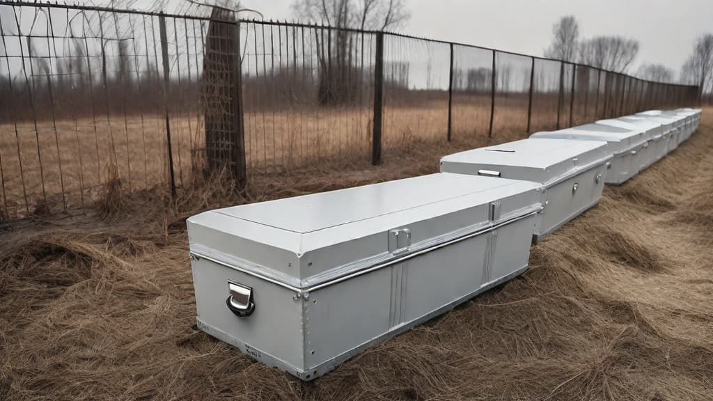  First responders, power plant workers, firefighters, and liquidators who were exposed to lethal doses of radiation in the immediate aftermath of the Chernobyl explosion or during the cleanup efforts and died shortly thereafter were buried in special coffins made of zinc. These coffins were designed to be airtight and waterproof, and were often lined with a layer of lead or other sealing materials. The burials took place in designated, restricted areas, often beneath layers of concrete. Funerals were conducted quickly and with a high level of secrecy, without access for family members, in order to prevent gathering near highly radioactive remains. This method was believed to effectively contain the radiation within the bodies and prevent its