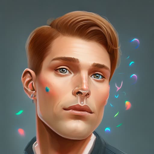 portrait+ style Scott Layne queer face