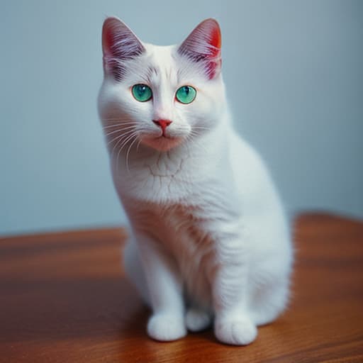 analog style a cute white kitten near a blue night window hyperrealistic, full body, detailed clothing, highly detailed, cinematic lighting, stunningly beautiful, intricate, sharp focus, f/1. 8, 85mm, (centered image composition), (professionally color graded), ((bright soft diffused light)), volumetric fog, trending on instagram, trending on tumblr, HDR 4K, 8K