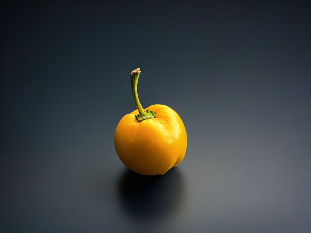  A minimalist and sleek image of a lucuma fruit, perfectly ripe and golden in color, with its unique textured skin gently illuminated by a soft natural light. The fruit is placed on a clean, white surface, showcasing its organic and wholesome appeal. The background is blurred to keep the focus solely on the lucuma, highlighting its status as a superfood from Peru that adds natural sweetness to delicious desserts. hyperrealistic, full body, detailed clothing, highly detailed, cinematic lighting, stunningly beautiful, intricate, sharp focus, f/1. 8, 85mm, (centered image composition), (professionally color graded), ((bright soft diffused light)), volumetric fog, trending on instagram, trending on tumblr, HDR 4K, 8K