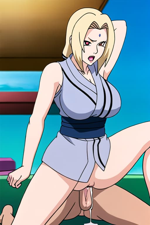  (Tsunade:1.2),(masterpiece, best quality:1.2), illustration, absurdres, highres, extremely detailed,fullbody,((((((sex)))))),body,thin,ahegao/fucked silly,,((((cum in pussy)))),pink,pink,,sexually suggestive,heart-shaped pupils,((leg apart)),gigantic