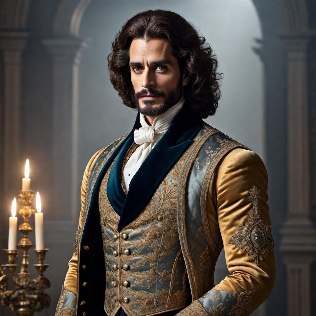  Create a realistic portrait of King Charles the Third in a three-piece suit, styled as a formal painting. The painting should capture the dignity and regal posture of the king, with attention to detail on the suit, including a vest, jacket, and tie. The background should be elegant but not distracting, to keep the focus on the king's portrayal. hyperrealistic, full body, detailed clothing, highly detailed, cinematic lighting, stunningly beautiful, intricate, sharp focus, f/1. 8, 85mm, (centered image composition), (professionally color graded), ((bright soft diffused light)), volumetric fog, trending on instagram, trending on tumblr, HDR 4K, 8K