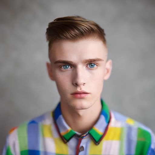 portrait+ style czech homosexual queer twink blonde very cute dude face