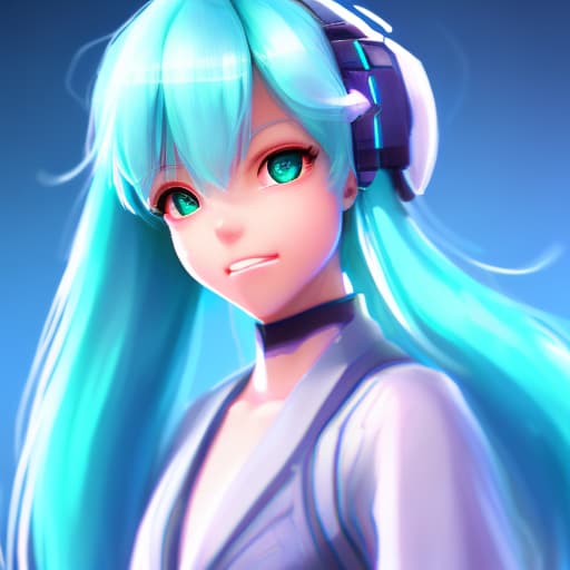 portrait+ style Hatsune Miku