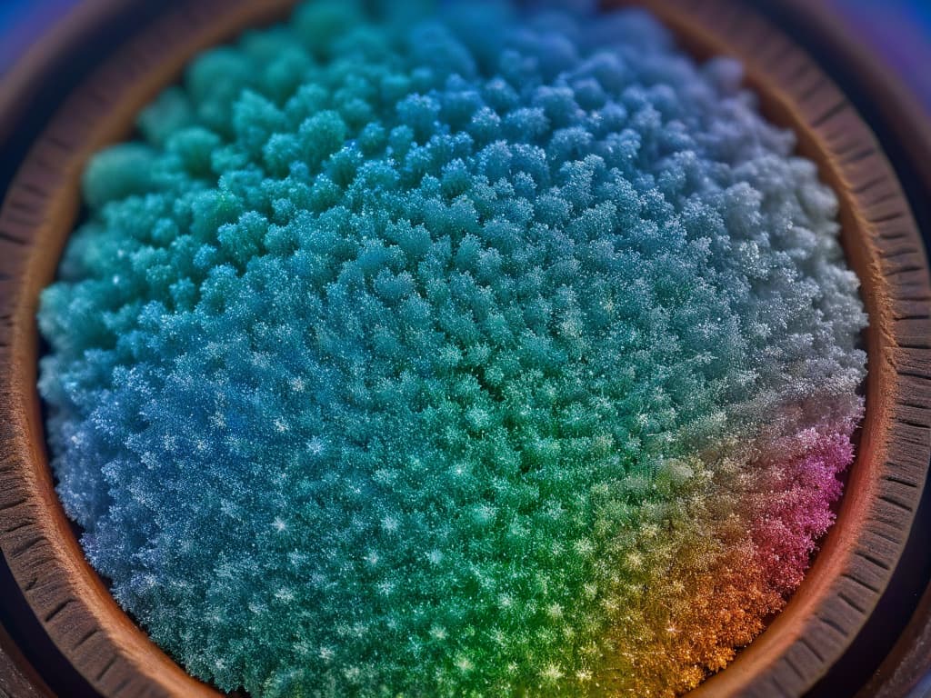  A closeup, ultradetailed image of a single Eritritol crystal magnified under a microscope, showcasing its perfectly symmetrical molecular structure in stunning clarity. The crystal reflects a rainbow of colors under the light, emphasizing its purity and natural beauty. hyperrealistic, full body, detailed clothing, highly detailed, cinematic lighting, stunningly beautiful, intricate, sharp focus, f/1. 8, 85mm, (centered image composition), (professionally color graded), ((bright soft diffused light)), volumetric fog, trending on instagram, trending on tumblr, HDR 4K, 8K