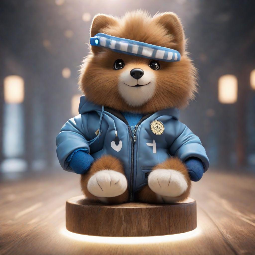  Crea una animación de bluey hyperrealistic, full body, detailed clothing, highly detailed, cinematic lighting, stunningly beautiful, intricate, sharp focus, f/1. 8, 85mm, (centered image composition), (professionally color graded), ((bright soft diffused light)), volumetric fog, trending on instagram, trending on tumblr, HDR 4K, 8K