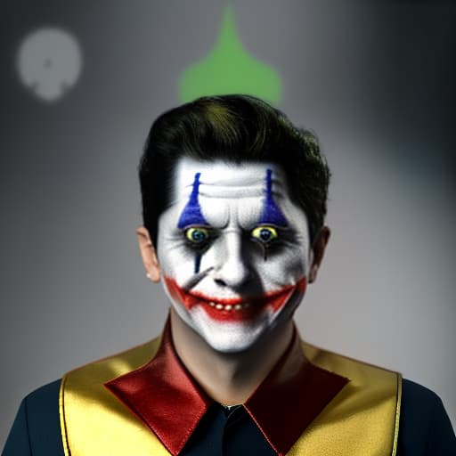 redshift style joker face president Ukraine zelensky armor baron