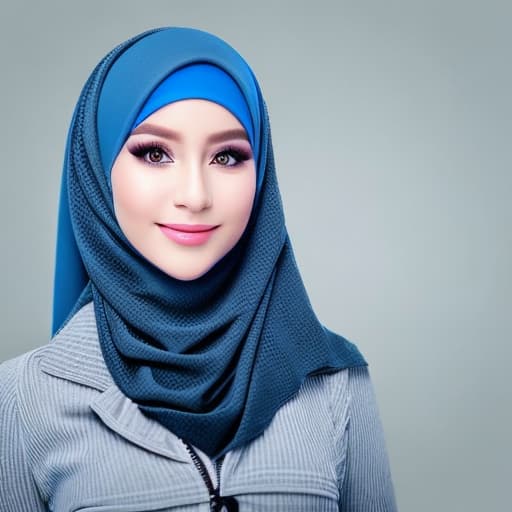 portrait+ style Kondisi cantik memakai jilbab dengan berbagai macam warna dan gaya